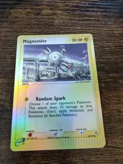 Magnemite 62/97 EX Dragon Reverse Holo Rare 2003 Pokemon - Image 1