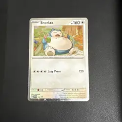 Pokemon TCG Snorlax SVP 122 Cosmos Holo Twilight Masquerade Promo NM (A) - Image 1