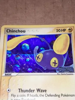 Pokemon Chinchou 52/115 ex Unseen Forces Reverse Holo NM See Pictures - Image 2