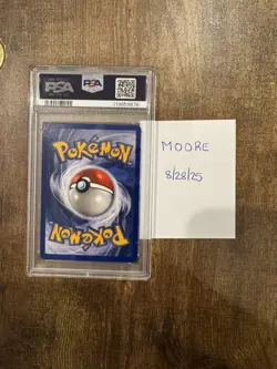 1999 Pokemon Game Machamp Holo 1st Edition PSA 5 - Image 5