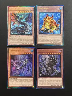 2024 YUGIOH RA03 1ST ED ULTIMATE RARE SWAP FROG NM BONUS SET - Image 1