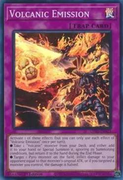 Yugioh! Volcanic Emission - LD10-EN023 - Super Rare - 1st Edition Near Mint, Eng - Image 1