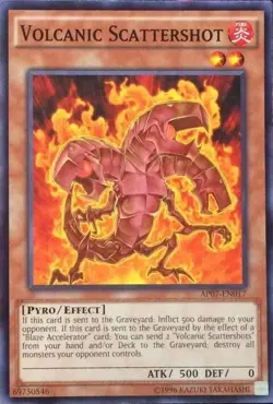Yugioh! HP Volcanic Scattershot - AP07-EN017 - Common - Unlimited Edition Heavil - Image 1