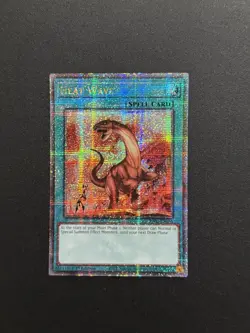 2024 YUGIOH RA03 25TH BONANZA QCR SECRET RARE HEAT WAVE NM - Image 1