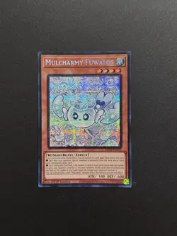 2025 YUGIOH RA04 1ST ED SECRET RARE MULCHARMY FUWALOS NM - Image 1
