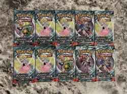 Pokemon TCG: Scarlet and Violet Journey Together Booster Pack Lot Of 10 (A) - Image 1