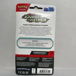 Pokemon TCG Scarlet And Violet Journey Together Sealed Blister Pack lot of 2 - Image 2