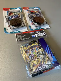 Lot of 3 Pokemon TCG Journey Together Blister Packs + Stellar Crown Pack New - Image 2