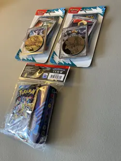 Lot of 3 Pokemon TCG Journey Together Blister Packs + Stellar Crown Pack New - Image 3