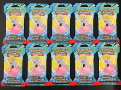 Pokemon TCG Scarlet & Violet Journey Together Sealed Booster Pack Lot of 10 #1 - Image 1