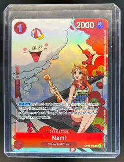 2022 One Piece Promotion Card Nami Gift Collection 2023 #OP01-016 - Image 1