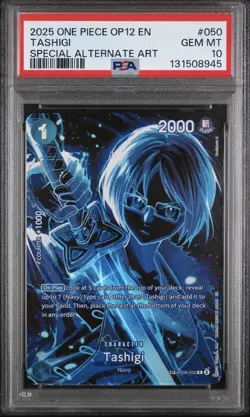 One Piece CCG Tashigi Special Alt Art Holo PSA 10 Gem Mint TCG - Image 1
