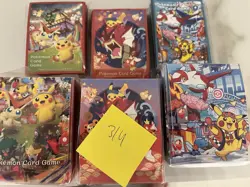 Pokemon Center Japan Tohoku, Hiroshima and Fukuoka Set Deck Box & Sleeves Lot3/4 - Image 1