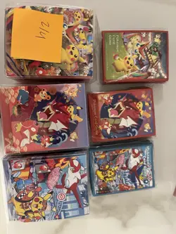 Pokemon Center Japan Tohoku, Hiroshima and Fukuoka Set Deck Box & Sleeves Lot2/4 - Image 1