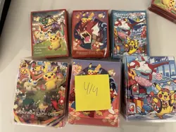 Pokemon Center Japan Tohoku, Hiroshima and Fukuoka Set Deck Box & Sleeves Lot4/4 - Image 1