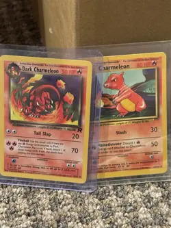 Pokemon Charmander Charmeleon Charizard Vintage + Modern 5 Card Lot Topps Gold - Image 4