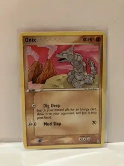 POKEMON TCG Onix 65/115 EX Unseen Forces Regular LP/ NM EXCELLENT 2005 - Image 1