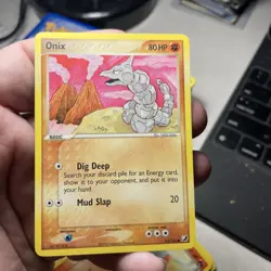 Pokemon EX Unseen Forces Common Card - Onix 65/115 - Image 1
