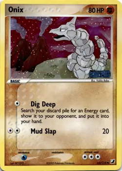 Pokemon Onix 65/115 Unseen Forces English Stamped Reverse Holo LPOnix Common Uns - Image 1