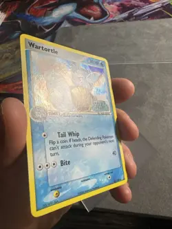 Wartortle Reverse Holo Pokemon TCG EX Crystal Guardians 43/100 Stamped🚨 - Image 4