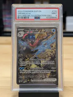 PSA 9 - Greninja ex SVP 132 SFA Special Illustration Rare - Pokemon - Image 1