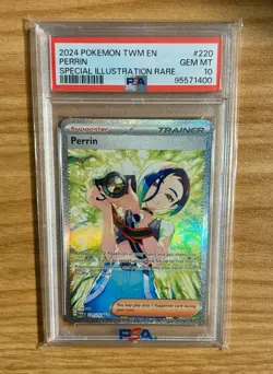 2024 Pokemon Twilight Masquerade Special Illustration Rare Perrin #220 PSA 10 - Image 1
