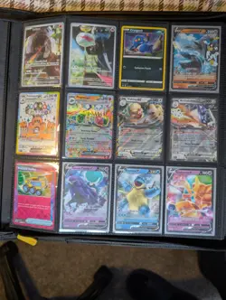 Pokemon Card Bundle Collection Full Arts,Trainers,EX,Promo,Plus Binder - Image 1