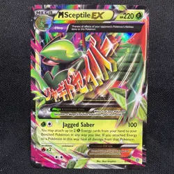 Pokemon Card TCG M Sceptile EX 8/98 Ultra Rare Holo Rare XY Ancient Origins NM - Image 1