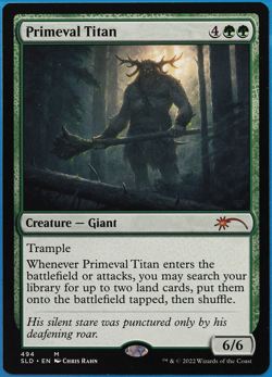 Primeval Titan (Secret Lair 494 Promo) NM MTG MAGIC CARD (507516) ABUGames - Image 1