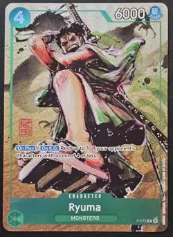 Ryuma P-072 Premium Card Collection Best Selection Vol.3 ONE PIECE Promo - Image 1