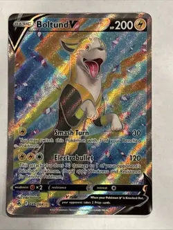 Pokemon TCG Boltund v Fusion Strike Holo Card 249/264 Full Art NM Condition - Image 1