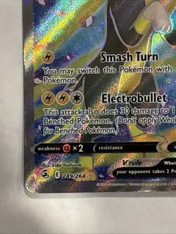 Pokemon TCG Boltund v Fusion Strike Holo Card 249/264 Full Art NM Condition - Image 5