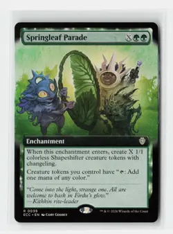 Springleaf Parade Lorwyn Eclipsed Extended Art Magic The Gathering MTG Card - Image 1