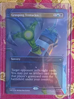 FOIL EXTENDED Grasping Tentacles Marvel Spider-man Magic The Gathering MTG Card - Image 1