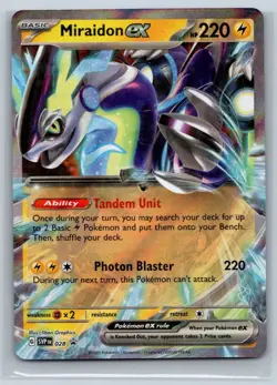 SV: Scarlet & Violet Promo Cards #028 Miraidon ex - Image 1