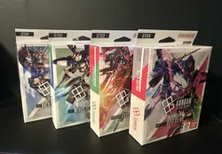 Gundam Card Game Starter Deck Set Of ST01 ST02 ST03 ST04 New English Sealed - Image 1