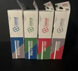 Gundam Card Game Starter Deck Set Of ST01 ST02 ST03 ST04 New English Sealed - Image 2