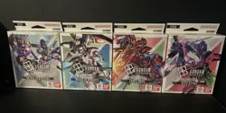 Gundam Card Game Starter Deck Set Of ST01 ST02 ST03 ST04 New English Sealed - Image 3