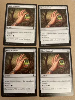MOSS DIAMOND X4 Commander Legends Magic MTG MINT CARD - Image 1