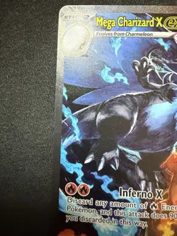 Mega Charizard X EX 125/094 Holo Special Illustration Rare Pokemon TCG Card - Image 4