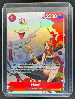 2022 One Piece Promotion Card Nami Gift Collection 2023 #OP01-016 - Image 1