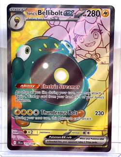 Iono's Bellibolt ex 172/159 Pokemon Trading Card Journey Together SV09 - Image 1