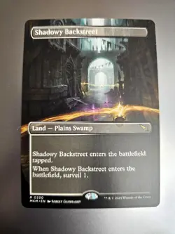 Magic the Gathering #330 Shadowy Backstreet - Image 1