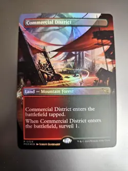 Magic the Gathering #324 Commercial District Foil - Image 1