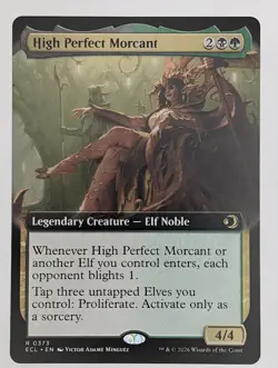 (Normal) High Perfect Morcant (Extended Art) (373) Lorwyn Eclipsed Mtg NM - Image 1