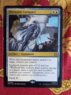 Biorganic Carapace Marvel Spider-Man Magic The Gathering MTG Artifact equipment - Image 1