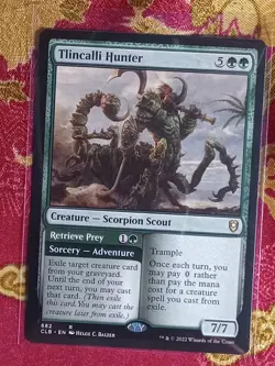 Tlincalli Hunter Commander Legends: Battle for Baldur's Gate Magic MTG Scorpian - Image 1