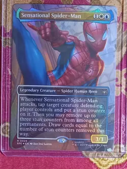 FOIL EXTENDED Sensational Spider-Man Marvel Spider-man Magic The Gathering MTG - Image 1