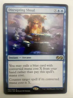 Magic The Gathering Disrupting Shoal 051 UMA MTG NM - Image 1