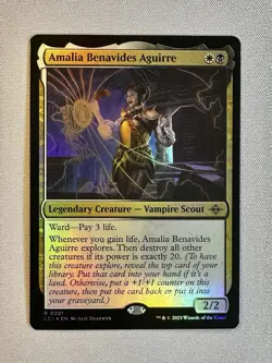 MTG Amalia Benavides Aguirre the Lost Caverns of Ixalan FOIL NM - Image 1